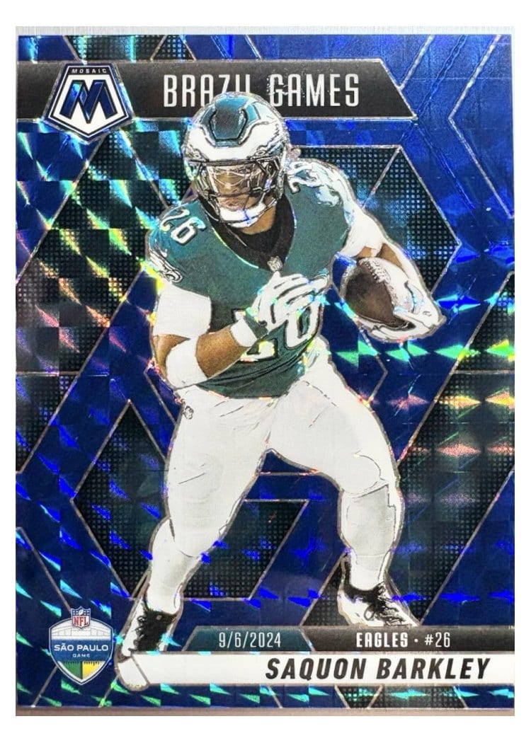 2025 Panini Mosaic Saquon Barkley #263 card