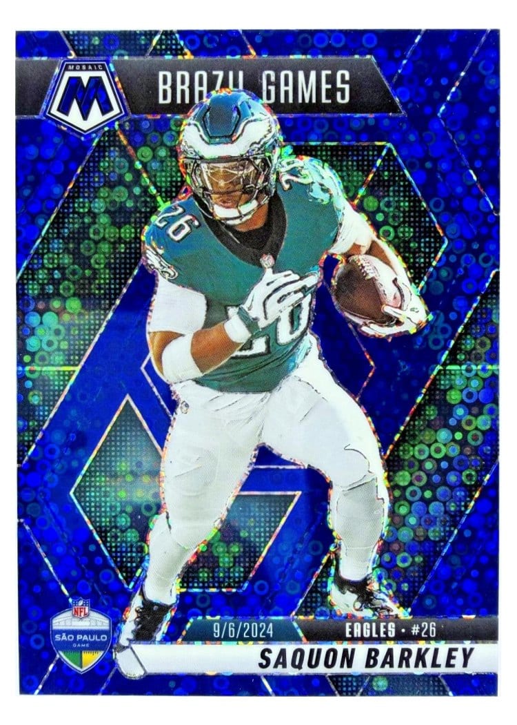 2025 Panini Mosaic Saquon Barkley #263 card