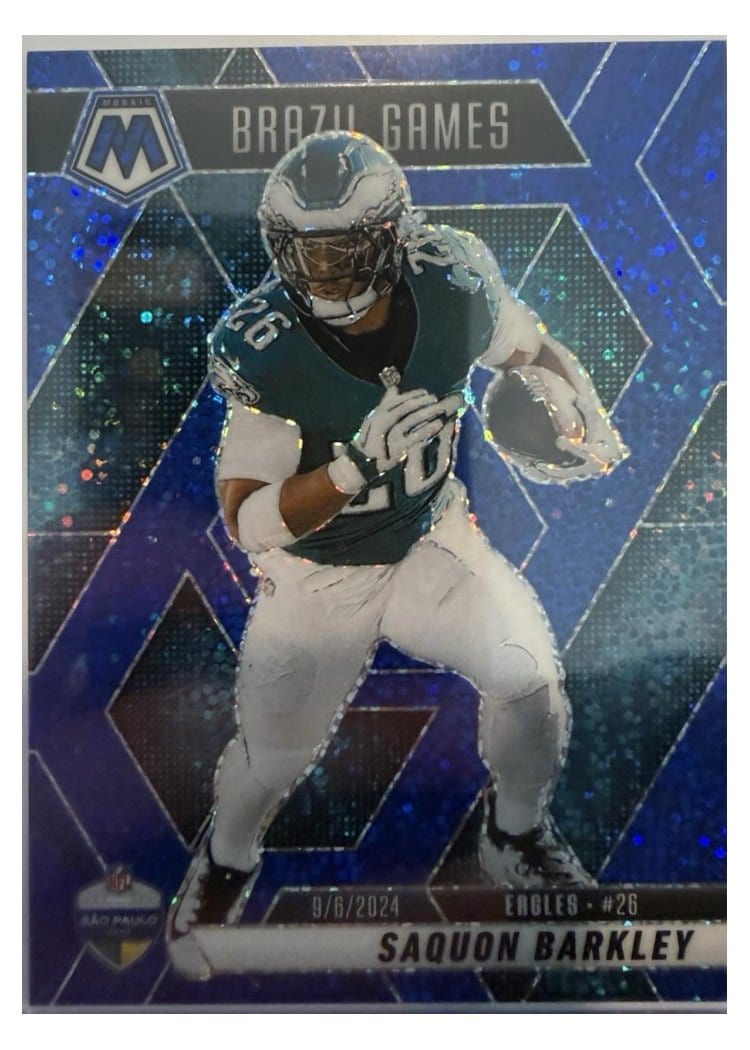 2025 Panini Mosaic Saquon Barkley #263 card