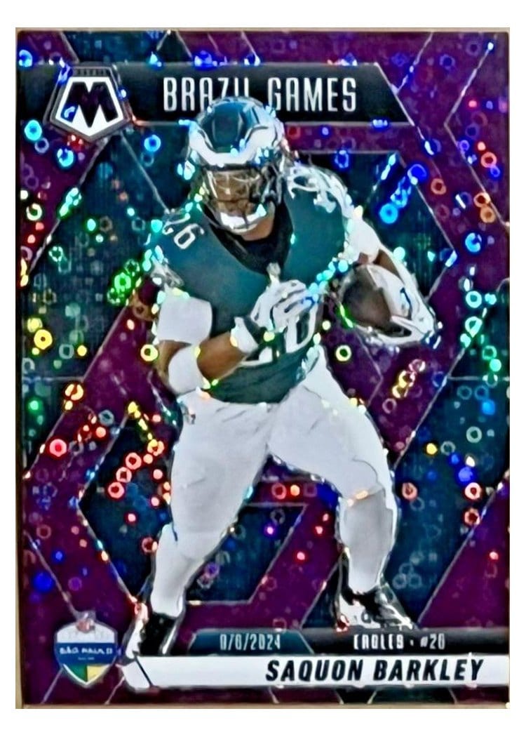2025 Panini Mosaic Saquon Barkley #263 card