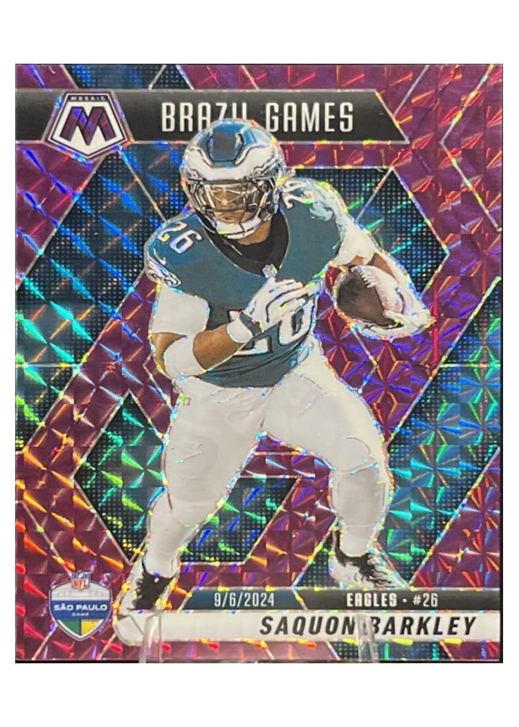 2025 Panini Mosaic Saquon Barkley #263 card