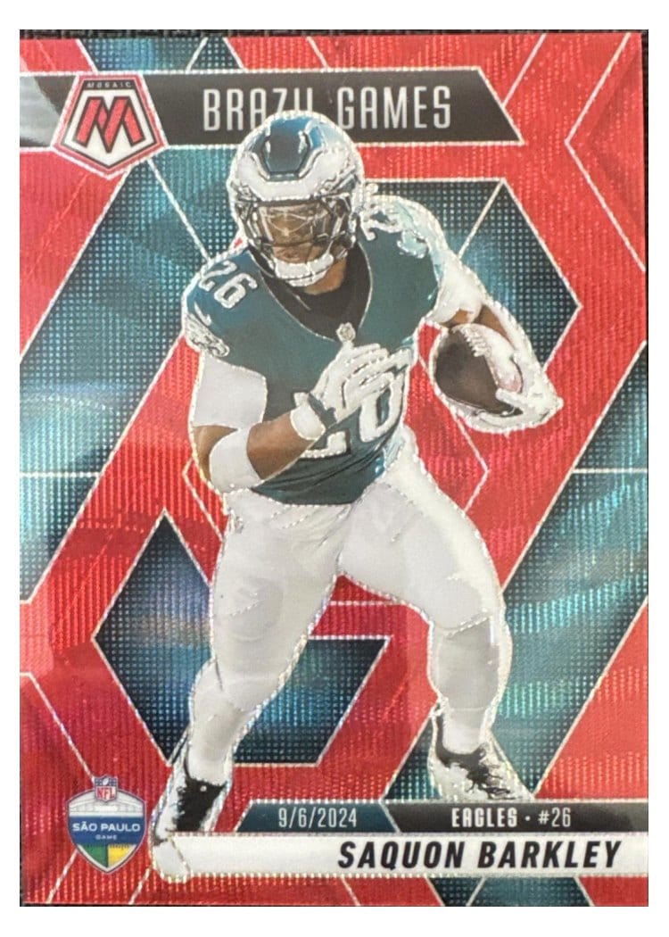 2025 Panini Mosaic Saquon Barkley #263 card