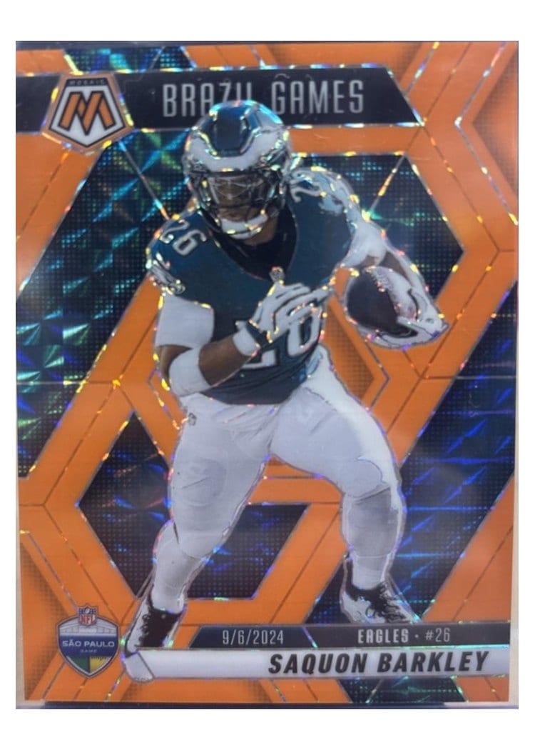 2025 Panini Mosaic Saquon Barkley #263 card