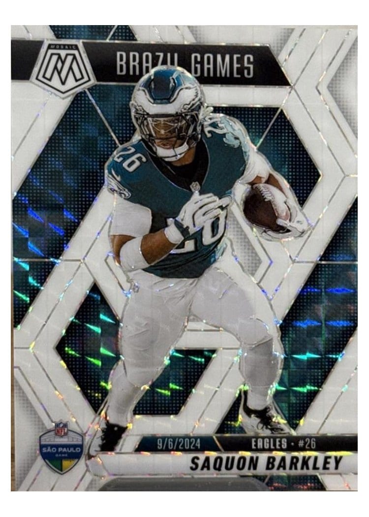 2025 Panini Mosaic Saquon Barkley #263 card