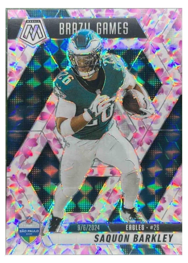 2025 Panini Mosaic Saquon Barkley #263 card