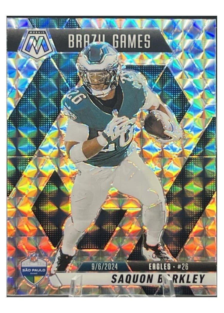 2025 Panini Mosaic Saquon Barkley #263 card