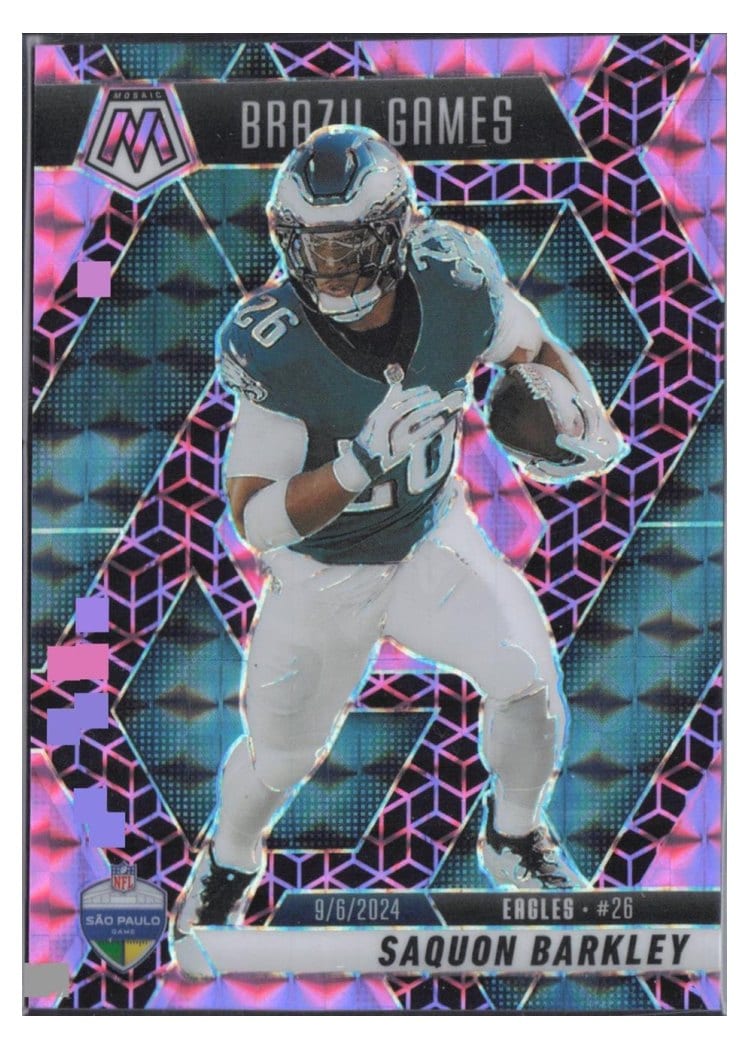 2025 Panini Mosaic Saquon Barkley #263 card