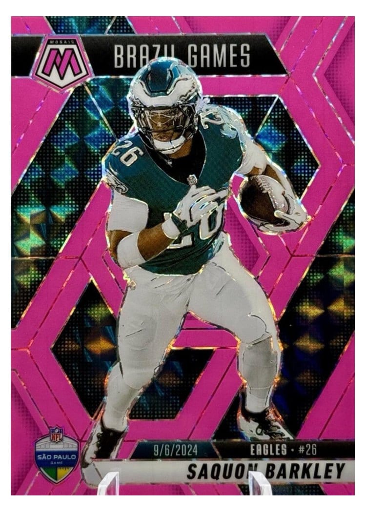 2025 Panini Mosaic Saquon Barkley #263 card