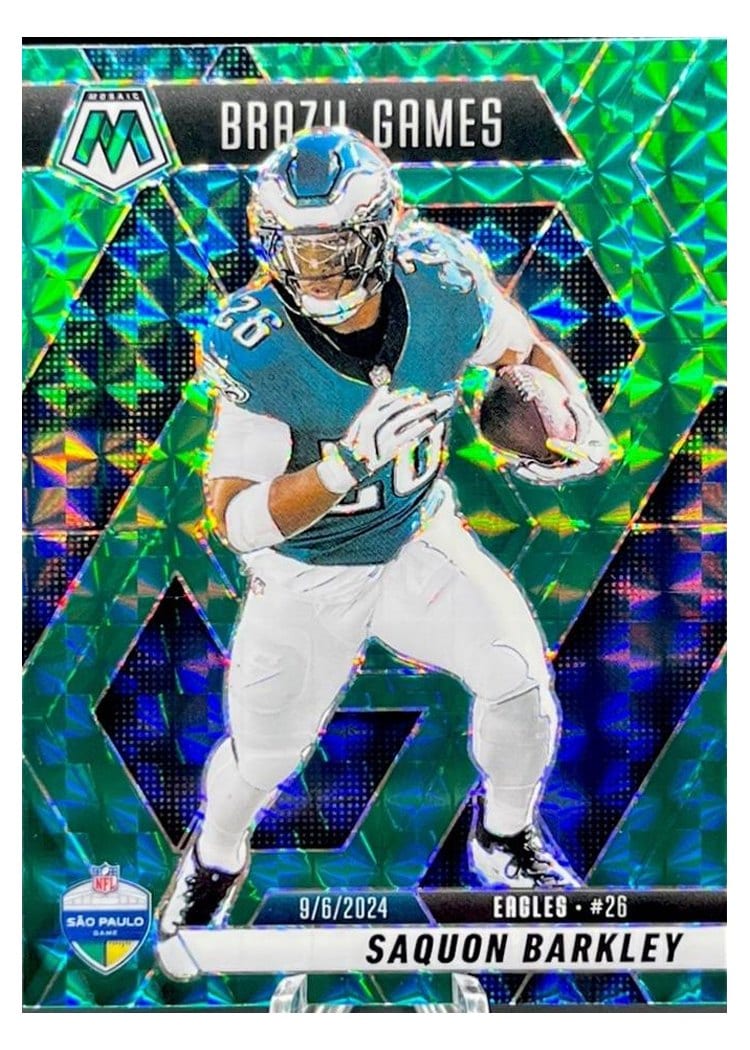 2025 Panini Mosaic Saquon Barkley #263 card