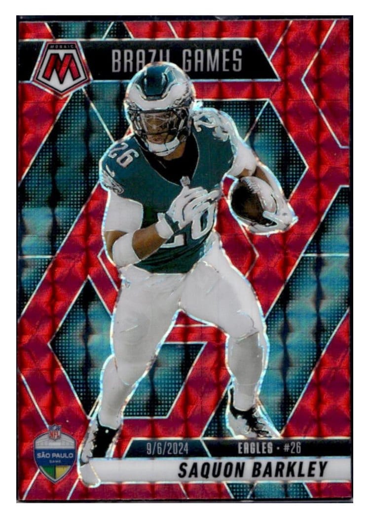 2025 Panini Mosaic Saquon Barkley #263 card