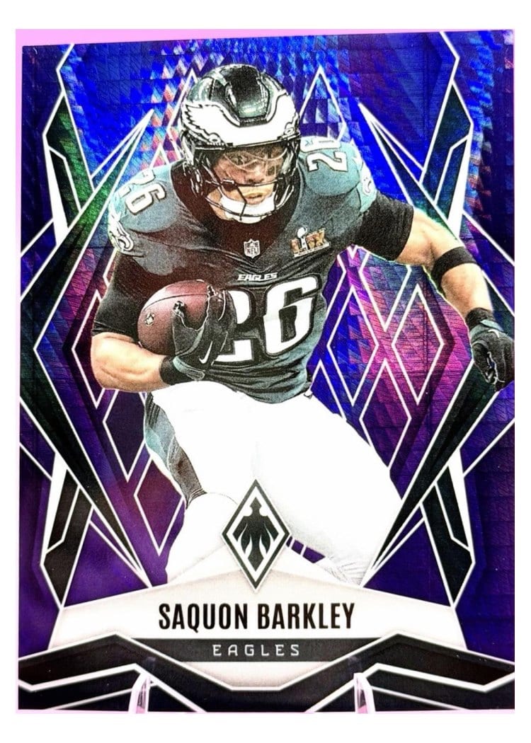 2025 Panini Phoenix Saquon Barkley #77 card