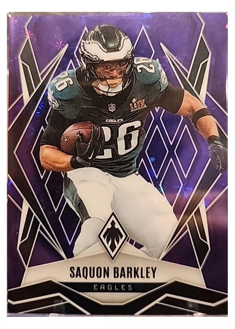 2025 Panini Phoenix Saquon Barkley #77 card