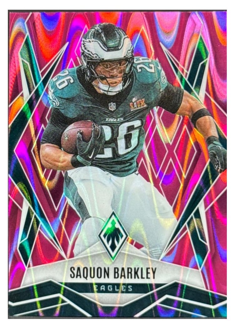 2025 Panini Phoenix Saquon Barkley #77 card