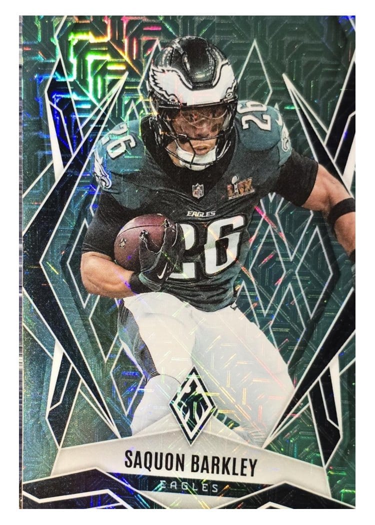 2025 Panini Phoenix Saquon Barkley #77 card