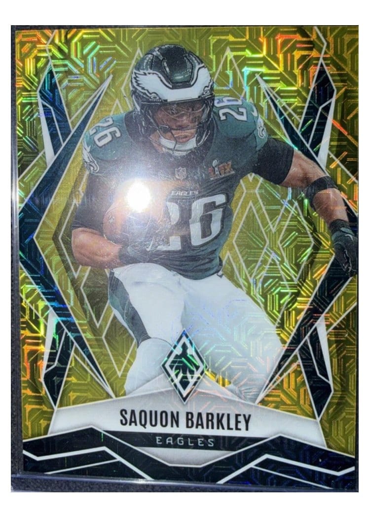 2025 Panini Phoenix Saquon Barkley #77 card