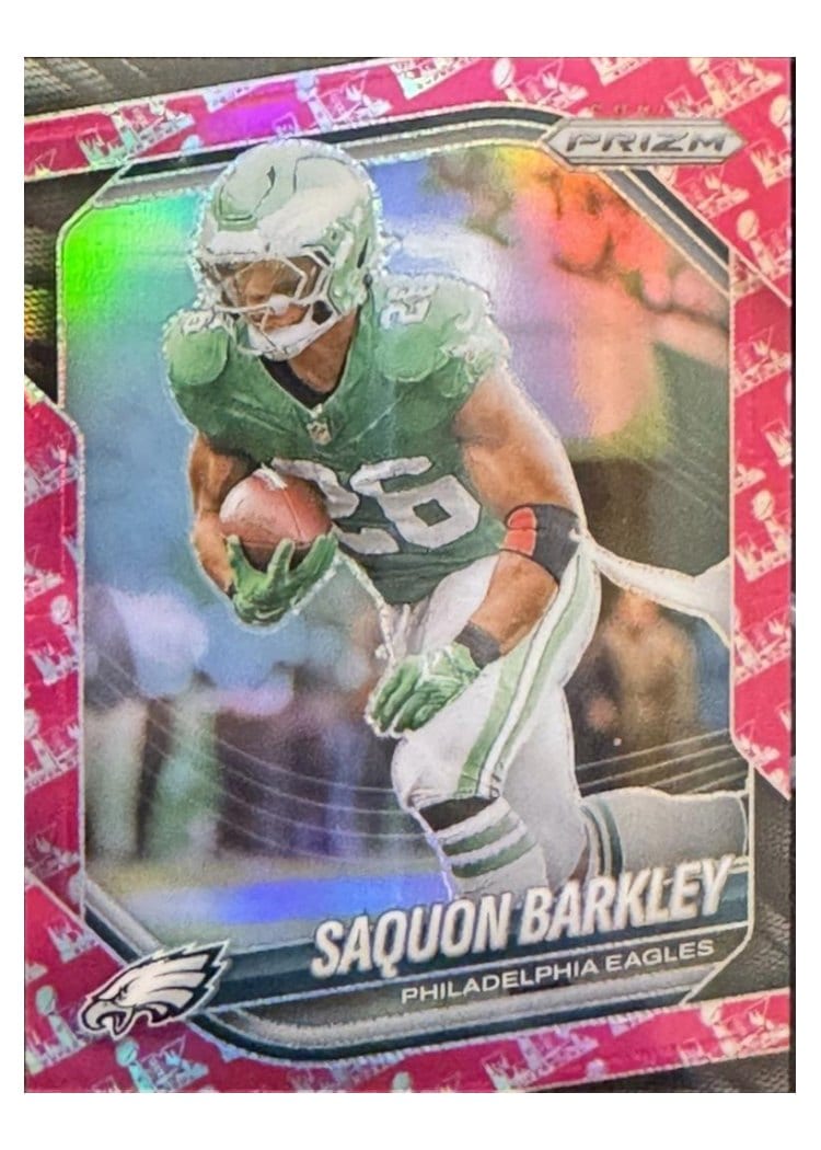 2025 Panini Prizm Base Set Saquon Barkley #298 card