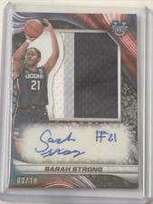 2024-25 Bowman's Best University Prospect Dual Relic Autographs Sarah Strong #PDRA-SS