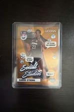 2024-25 Bowman University Chrome Social Studies Sarah Strong #SS-25 card