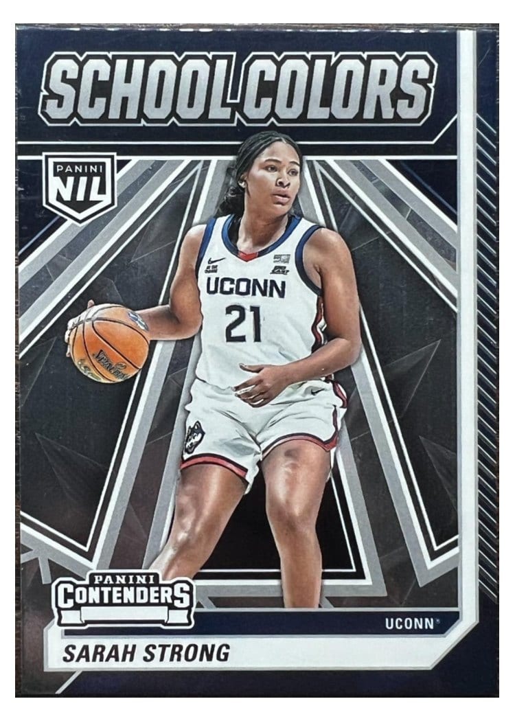 2024 Panini UConn Contenders School Colors Sarah Strong #2 card