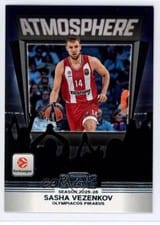 2025-26 Panini Contenders EuroLeague Atmosphere Sasha Vezenkov #9