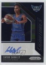 2020 Panini Prizm WNBA Signatures Satou Sabally #SG-SSB card