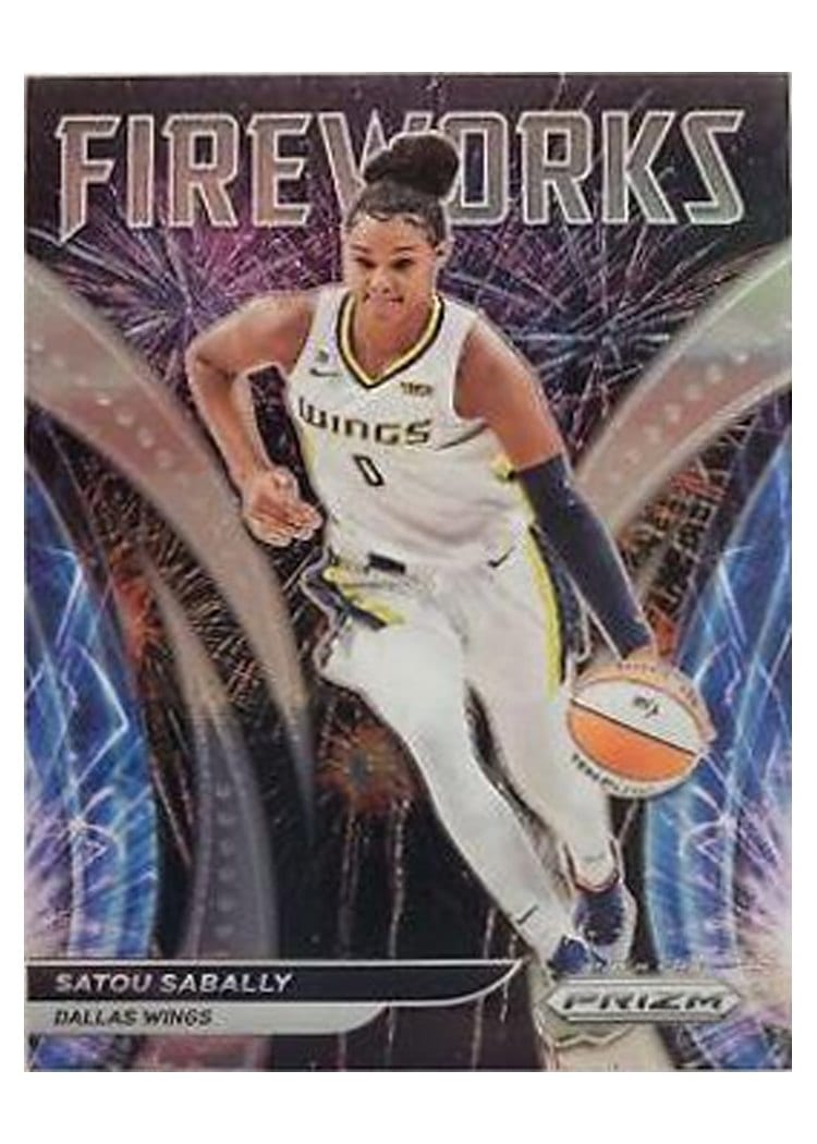 2022 Panini Prizm WNBA Fireworks Satou Sabally #8 card
