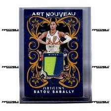 2024 Panini Origins WNBA Art Nouveau Memorabilia Satou Sabally #AN-STS card