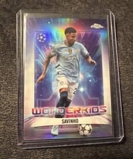 2024 Topps Chrome UEFA Wonderkids Savinho #WK-17 card