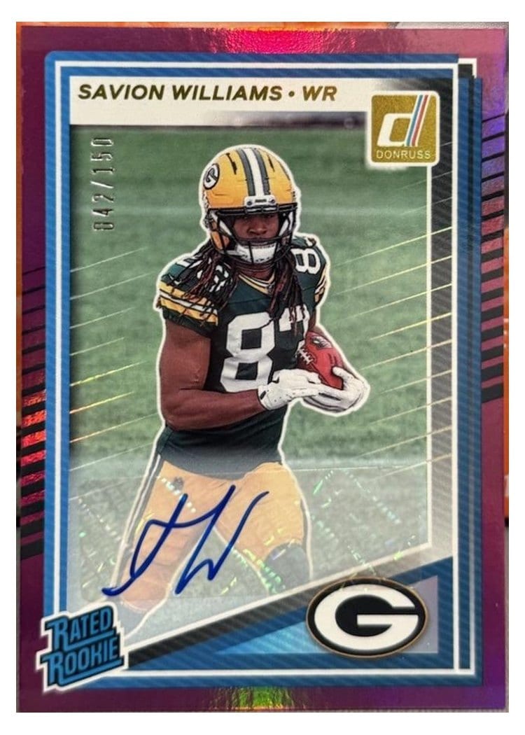2025 Donruss Base Set Savion Williams #318 card
