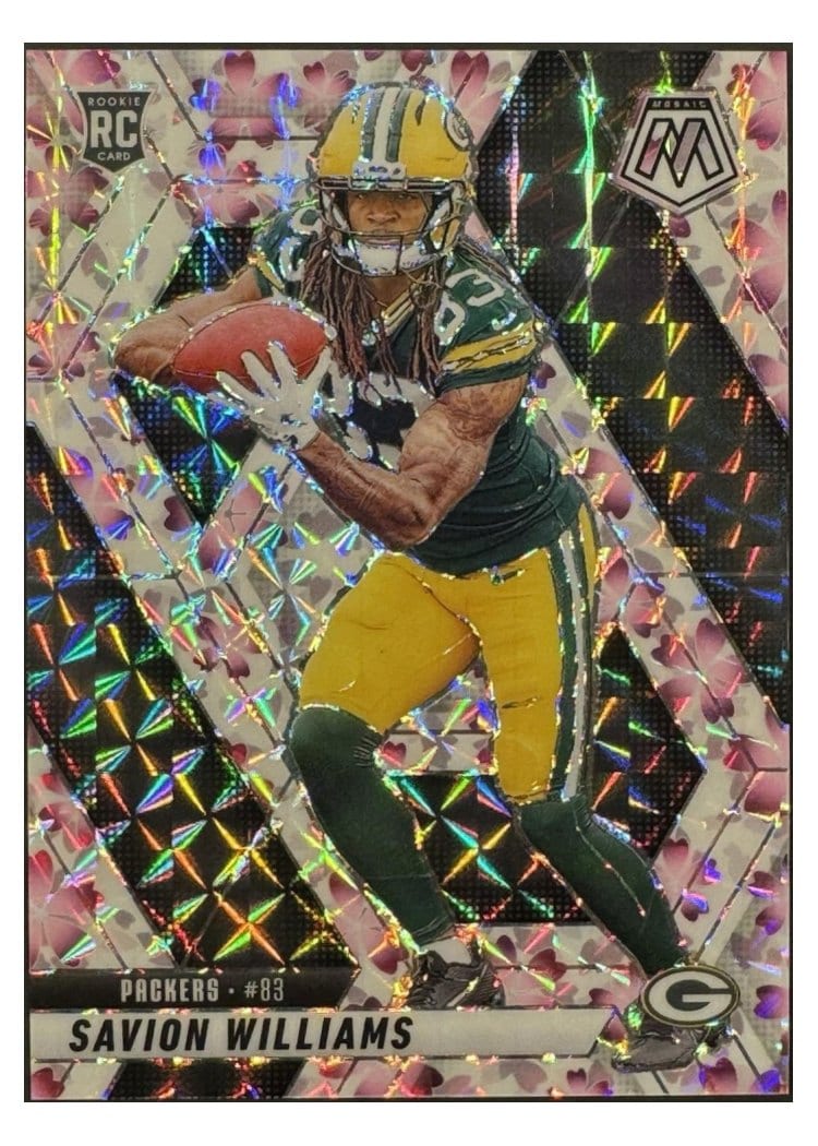 2025 Panini Mosaic Base Set Savion Williams Choice Cherry Blossom #303 card