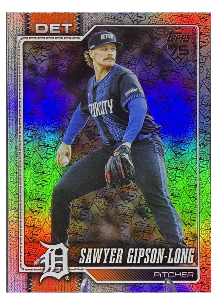 2026 Topps Base Set Sawyer Gipson-Long 75 Years #108 card
