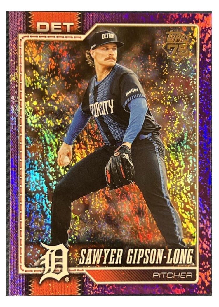 2026 Topps Base Set Sawyer Gipson-Long Purple Holo #108 card