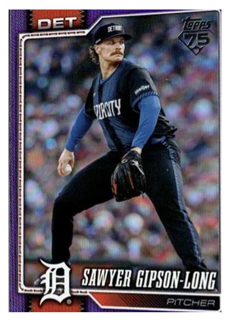 2026 Topps Base Set Sawyer Gipson-Long #108 card