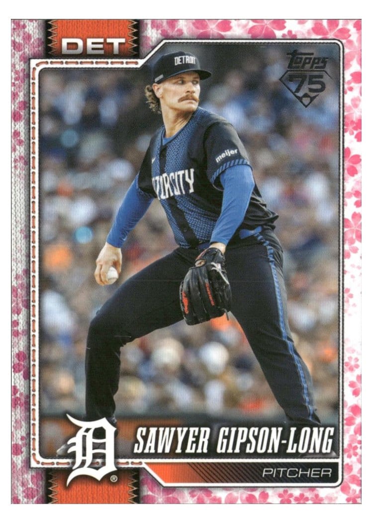 2026 Topps Base Set Sawyer Gipson-Long Cherry Blossom #108 card