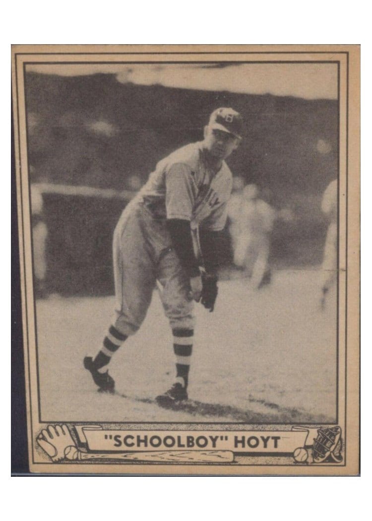 1940 Play Ball Schoolboy Hoyt #118 card