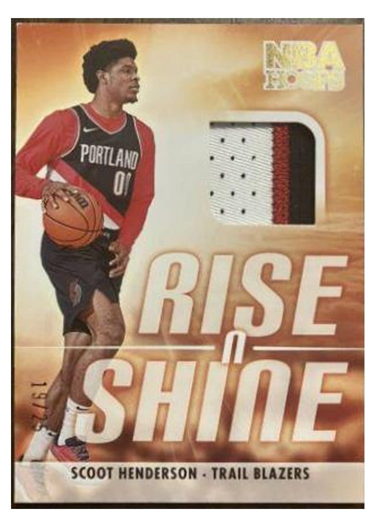 2023-24 Hoops Rise n Shine Scoot Henderson #RS-SCO card