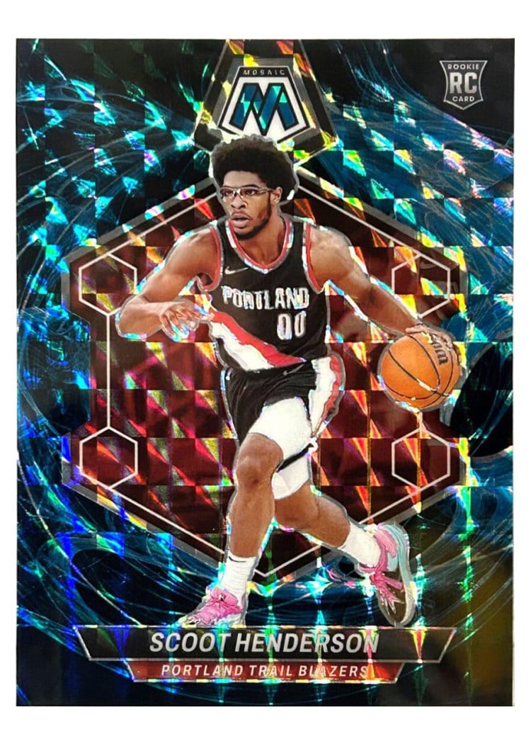2023-24 Panini Mosaic Base Set Scoot Henderson #216 card