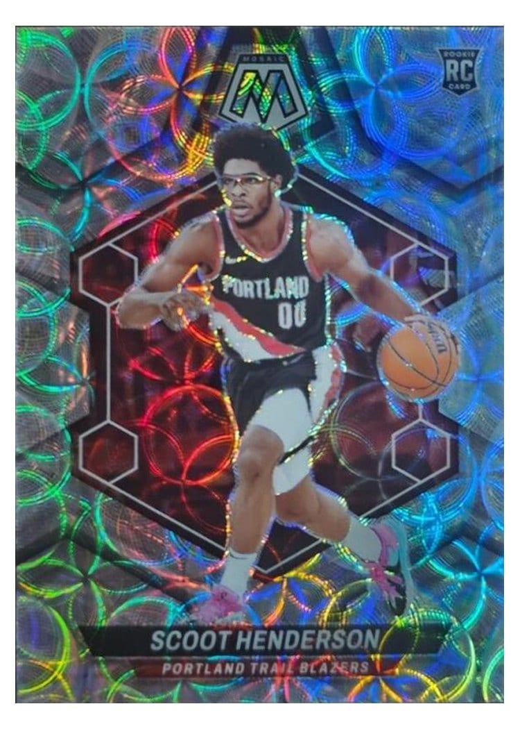 2023-24 Panini Mosaic Base Set Scoot Henderson #216 card
