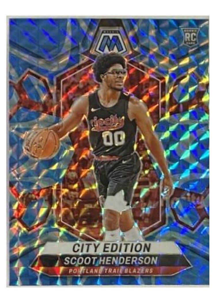 2023-24 Panini Mosaic Base Set Scoot Henderson #216 card