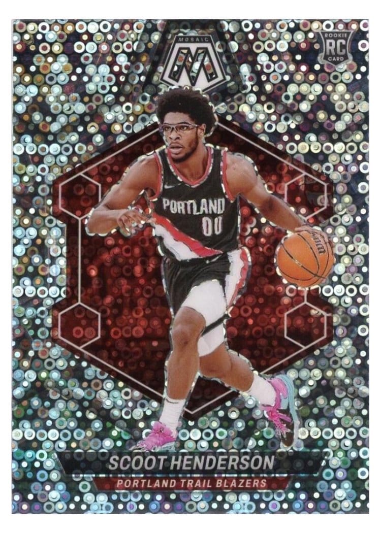 2023-24 Panini Mosaic Base Set Scoot Henderson #216 card