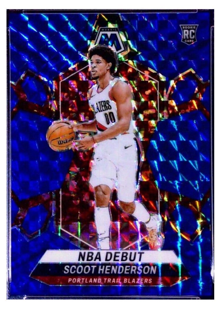 2023-24 Panini Mosaic Base Set Scoot Henderson #216 card