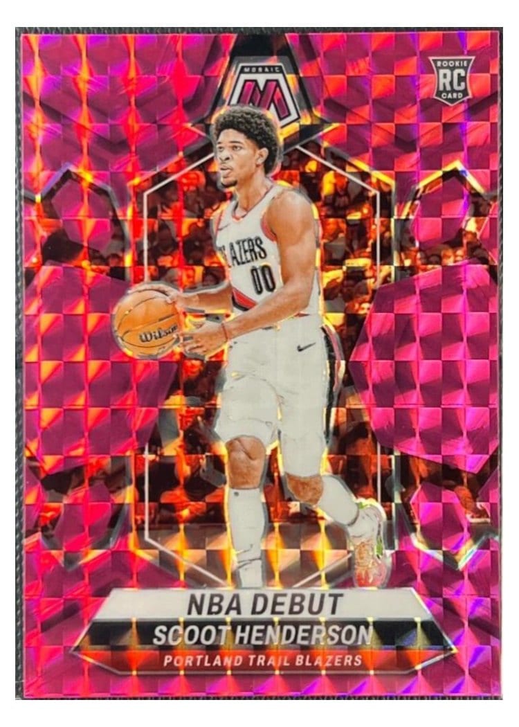 2023-24 Panini Mosaic Base Set Scoot Henderson #216 card