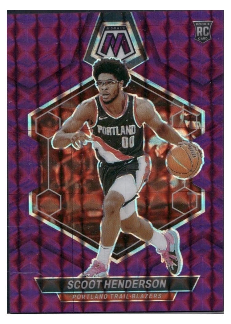 2023-24 Panini Mosaic Base Set Scoot Henderson #216 card