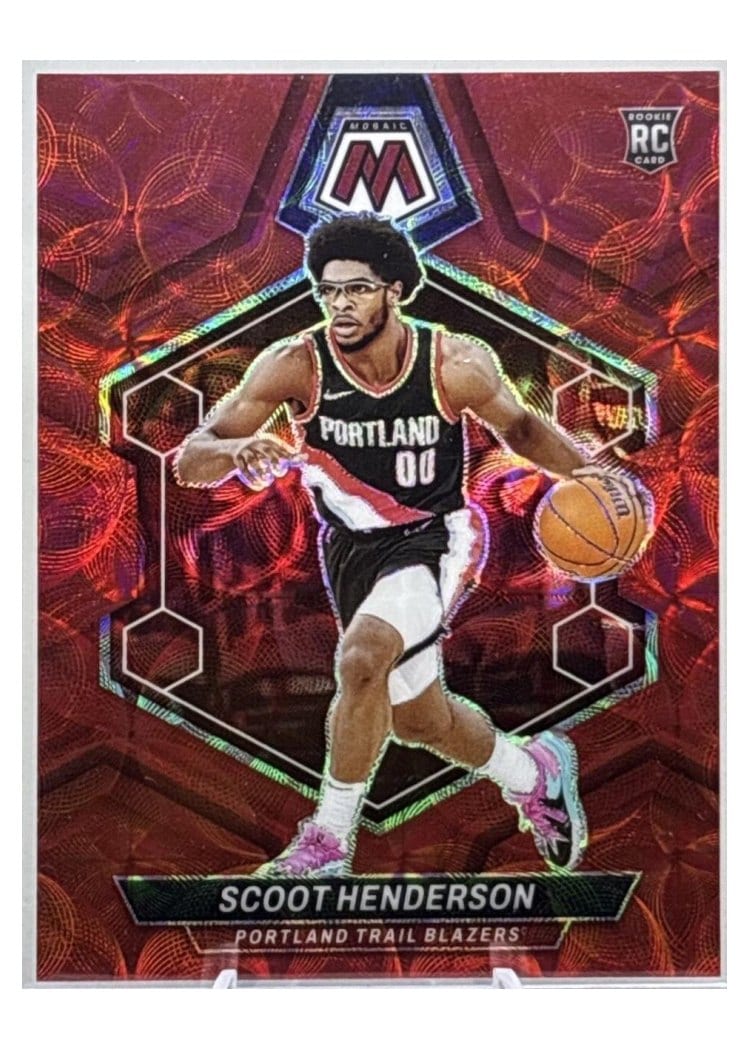 2023-24 Panini Mosaic Base Set Scoot Henderson #216 card