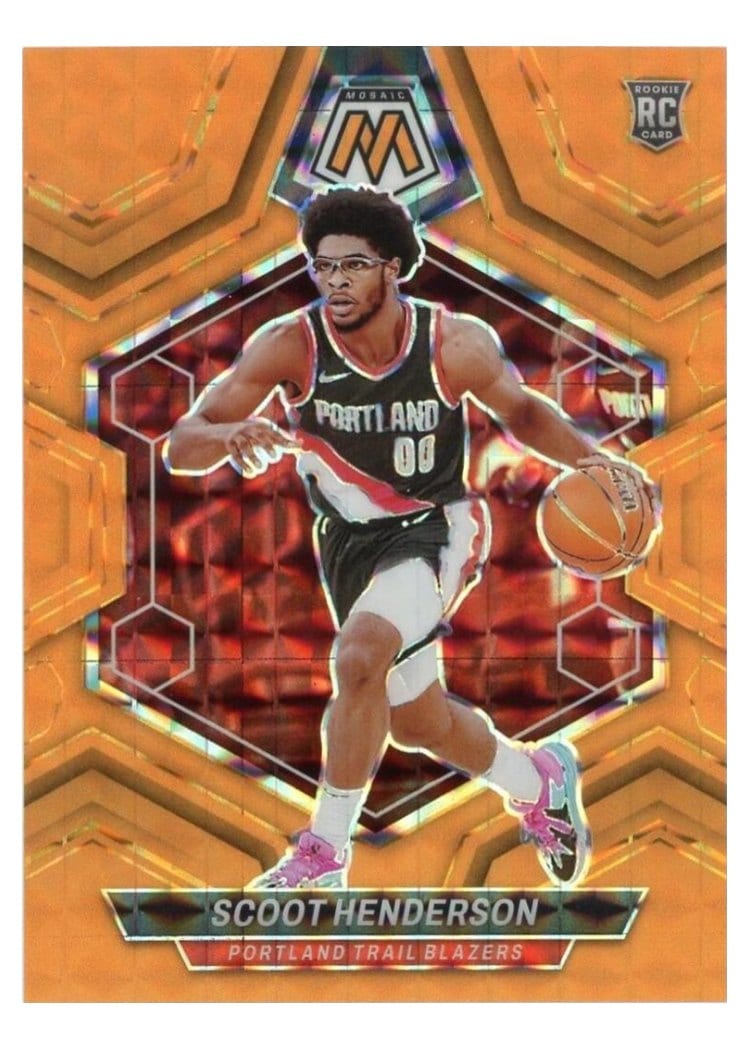 2023-24 Panini Mosaic Base Set Scoot Henderson #216 card