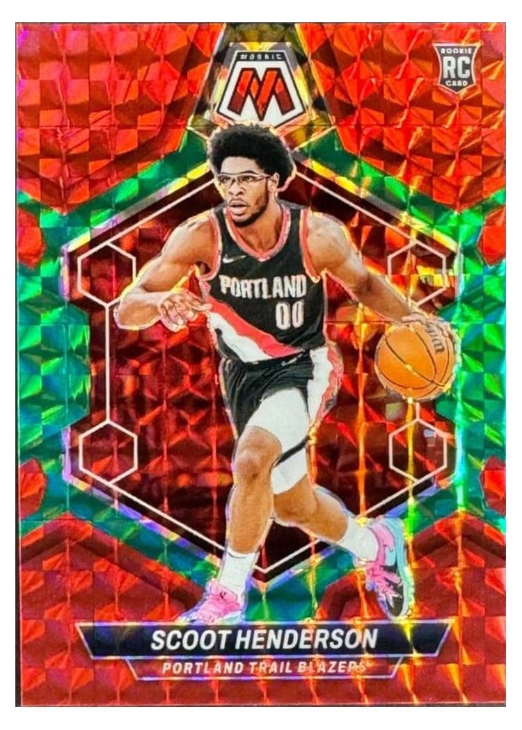 2023-24 Panini Mosaic Base Set Scoot Henderson #216 card