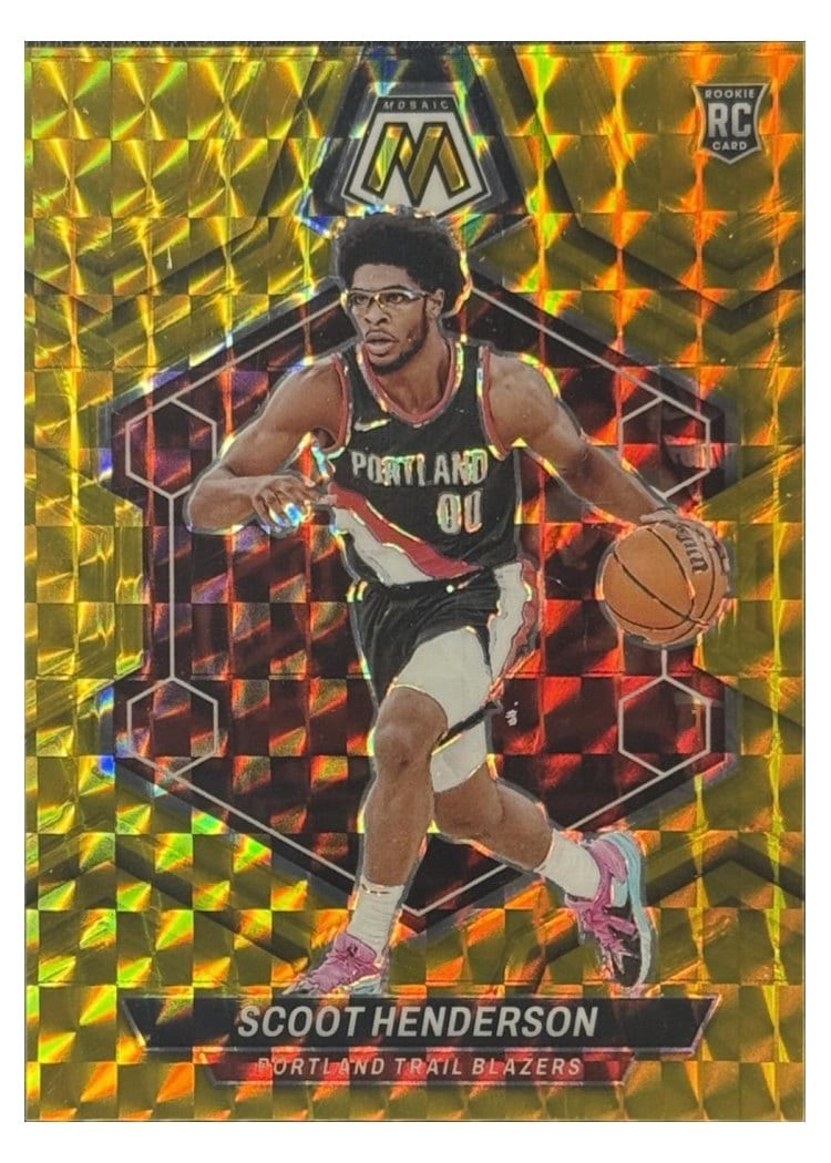 2023-24 Panini Mosaic Base Set Scoot Henderson #216 card