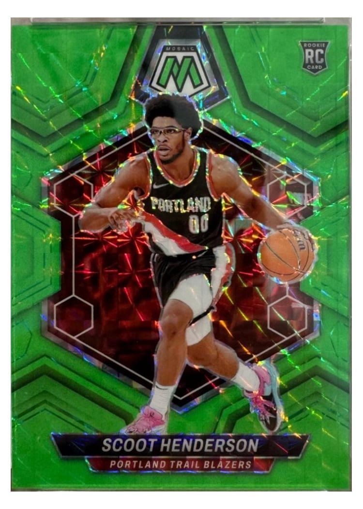 2023-24 Panini Mosaic Base Set Scoot Henderson #216 card