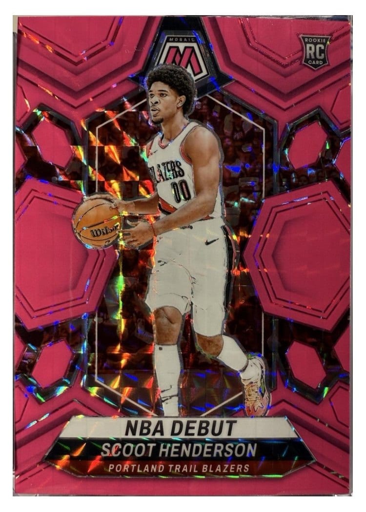 2023-24 Panini Mosaic Base Set Scoot Henderson #216 card