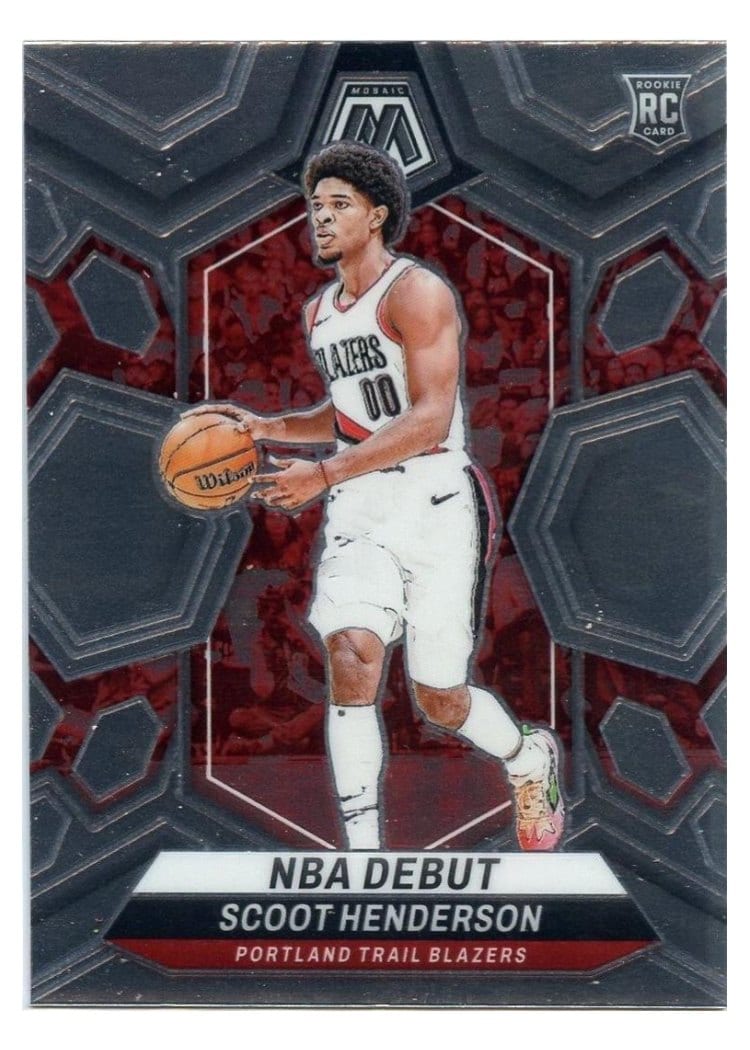2023-24 Panini Mosaic Base Set Scoot Henderson #255 card